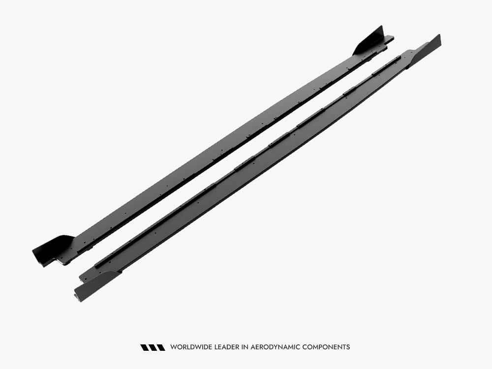 Maxton Design -  Street PRO Side Skirt Diffusers + Flaps Cupra Leon ST / Hatchback Aero Mk1 / Mk1 Facelift