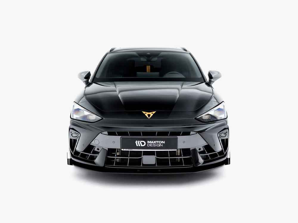 Maxton Design - Street PRO Front Splitter + Flaps Cupra Leon ST / Hatchback Mk1 Facelift