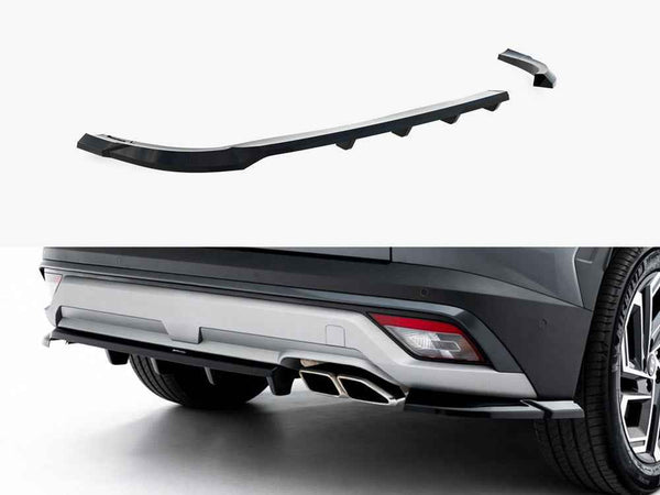 Maxton Design - Rear Splitter (Vertical Bars) Hyundai Tucson Mk4 Facelift
