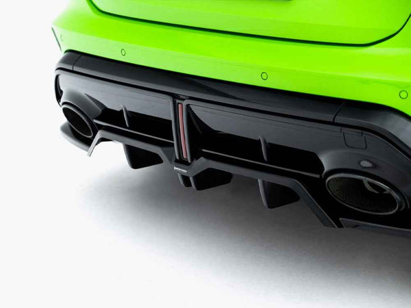 Maxton Design - Rear Splitter (Vertical Bars) V.3 Audi RS3 Sportback 8Y Facelift