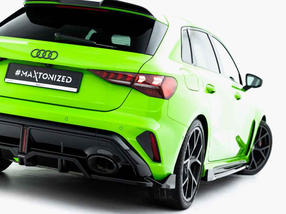 Maxton Design - Rear Splitter (Vertical Bars) V.3 Audi RS3 Sportback 8Y Facelift