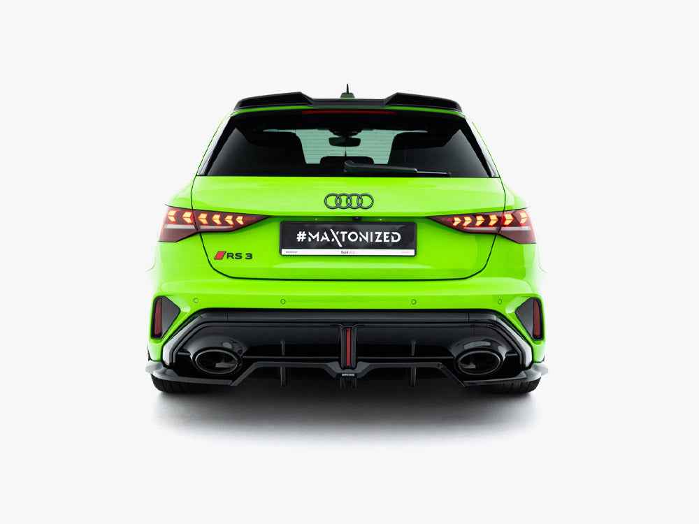 Maxton Design - Rear Splitter (Vertical Bars) V.2 Audi RS3 Sportback 8Y Facelift