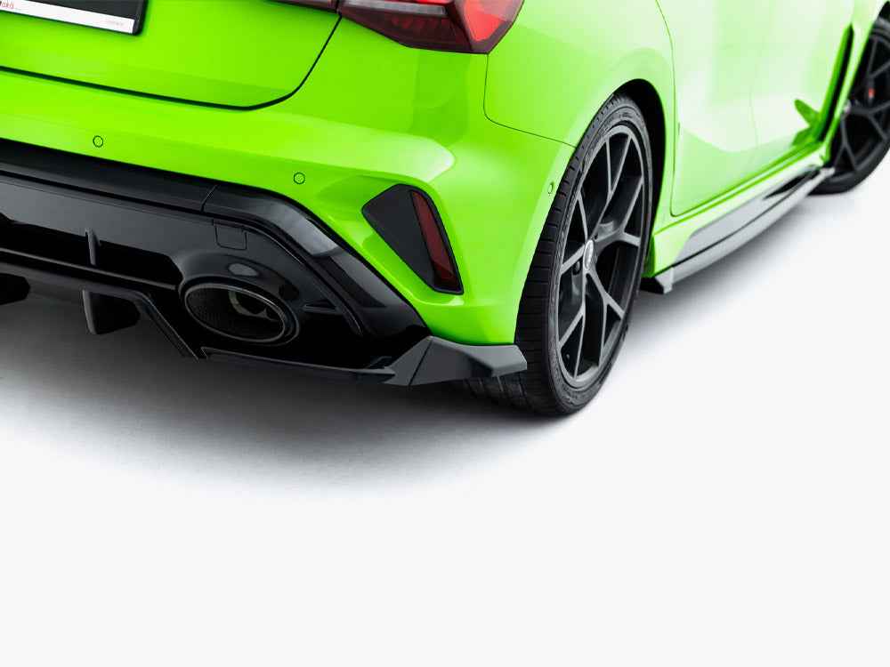 Maxton Design - Rear Splitter (Vertical Bars) V.1 Audi RS3 Sportback 8Y Facelift