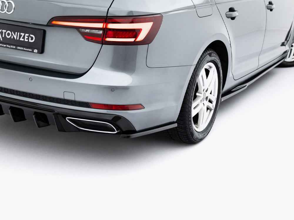 Maxton Design - Rear Side Splitters Audi A4 / A4 S-Line / S4 Sedan / Avant B9