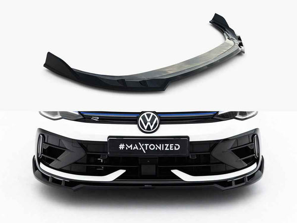 Maxton Design - Front Splitter V.1 Volkswagen Golf R Variant Mk8 Facelift