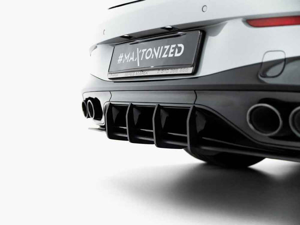 Maxton Design - Street PRO Rear Diffuser + Flaps Mercedes-AMG CLE 53 Aero C236