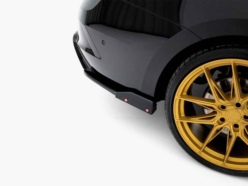 Maxton Design - Rear Side Splitters V.4 + Flaps Skoda Octavia RS Combi / Liftback Mk4 / Mk4 Facelift