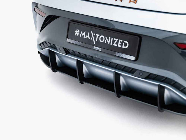 Maxton Design - Street PRO Rear Diffuser + Flaps Cupra Born Mk1