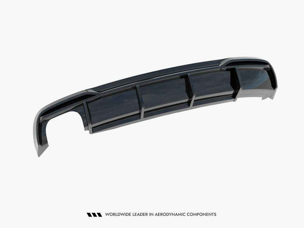 Maxton Design - Rear Valance Audi A5 Sportback 8T Facelift (Version with dual exhausts on one side)