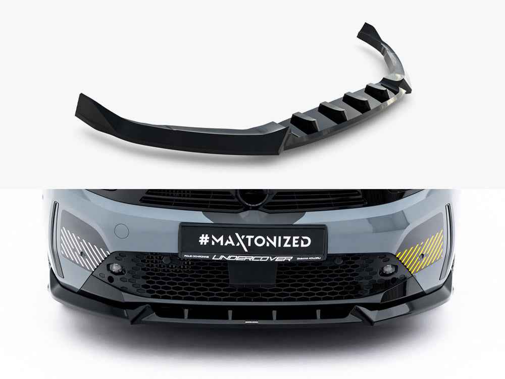 Maxton Design - Front Splitter Vauxhall / Opel Corsa F Facelift (Mk6 Facelift)