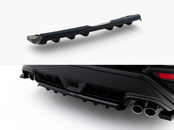Maxton Design - Rear Splitter (Vertical Bars) Subaru WRX STI Mk2