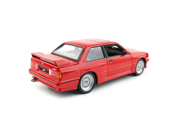 BMW M3 (E30) 1988 red - 1:24 Scale Model Car