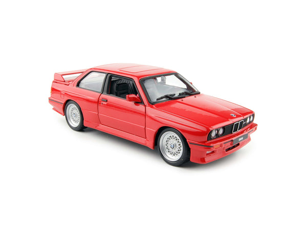 BMW M3 (E30) 1988 red - 1:24 Scale Model Car