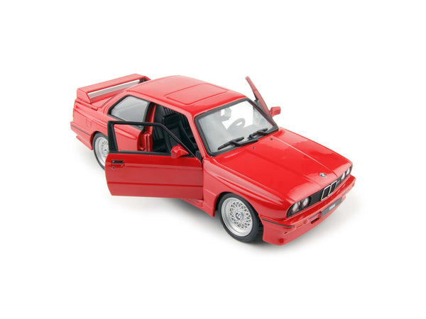 BMW M3 (E30) 1988 red - 1:24 Scale Model Car