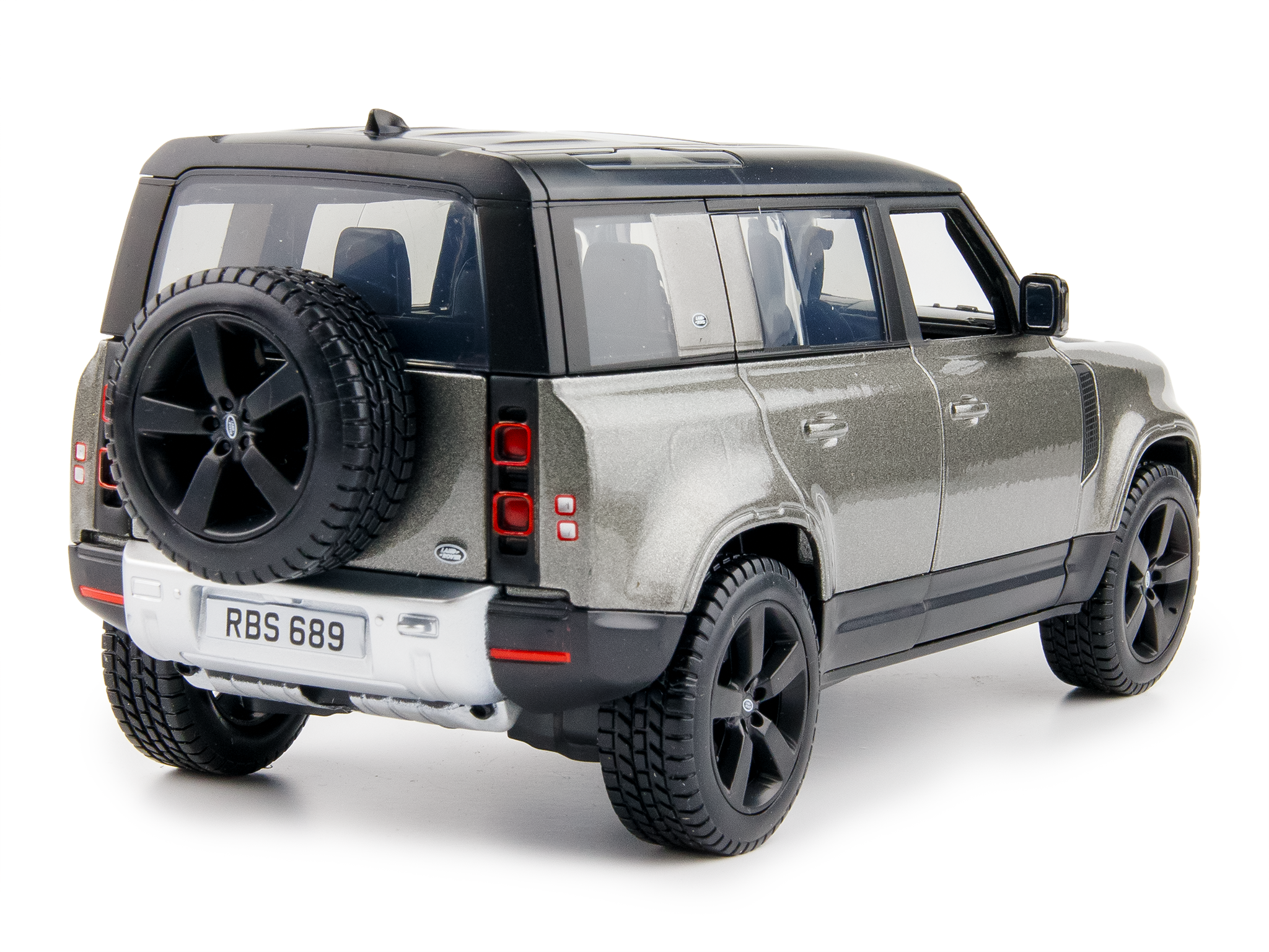 Land Rover Defender 110 grey - 1:24 Scale Model Car
