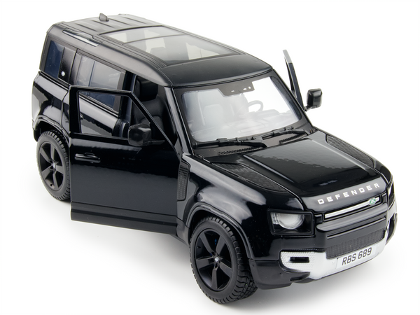 Land Rover Defender 110 Black 1:24 Scale Bburago Diecast Model
