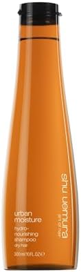 Shu Uemura, Hydro-Nourishing Shampoo Urban Moisture, Dry Hair, Enriched with Moringa Oil, Hydrates & Protects, 300 ml