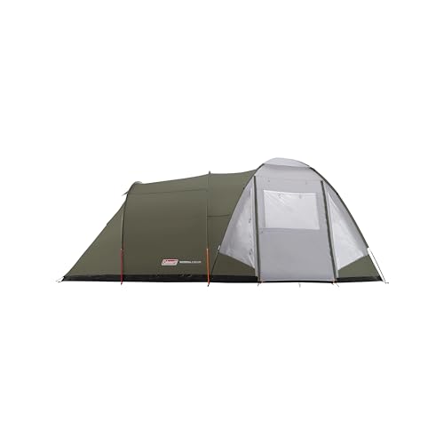 Coleman Waterfall 5 Family Tent | 5 Man Dome-Tunnel Hybrid Tent with Separate Living And Sleeping Area | Easy To Pitch | 5 Person Camping Tent | 3000mm Waterproof | with Sewn-in Groundsheet