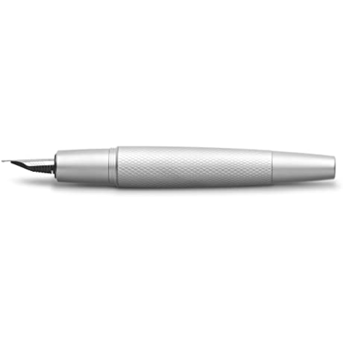 Faber-Castell E-motion B Fountain Pen - Pure Silver