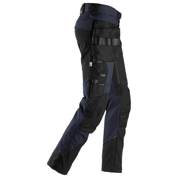 Snickers 6972  FlexiWork, Work Trousers+ Detachable Holster Pockets Navy Blue