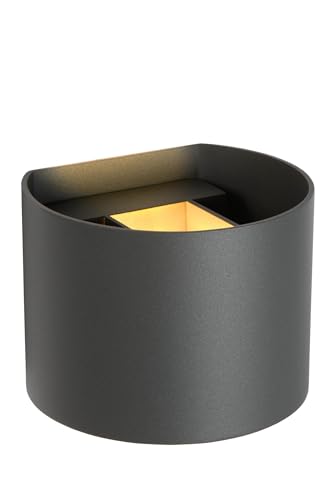 Lucide Wall Light, Aluminum, G9, 4 W, Grey