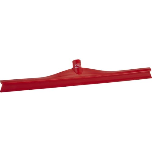 Vikan 71604 Ultra Hygiene Squeegee, Red, 600mm Length, 80mm Width, 95mm Height