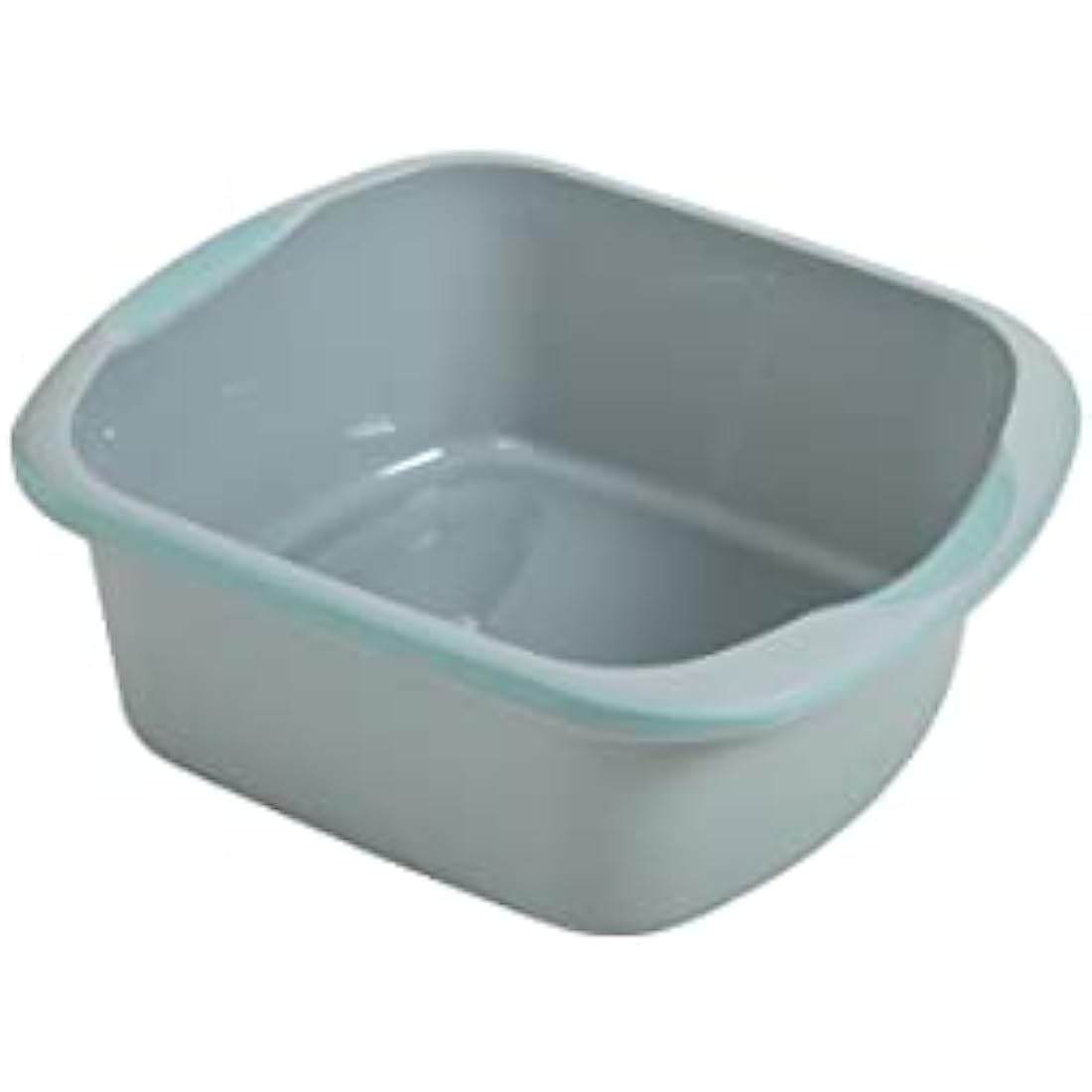 Addis Premium Soft Grip Large Rectangular Washing Up Bowl, 9.5 litre, Tranquil Haze