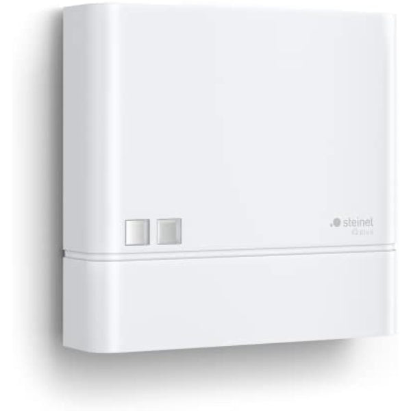 Steinel NightmatIQ Plus Twilight Sensor White, Smart Twilight Switch, 1000 W, Dusk to Dawn Timer, App Operated