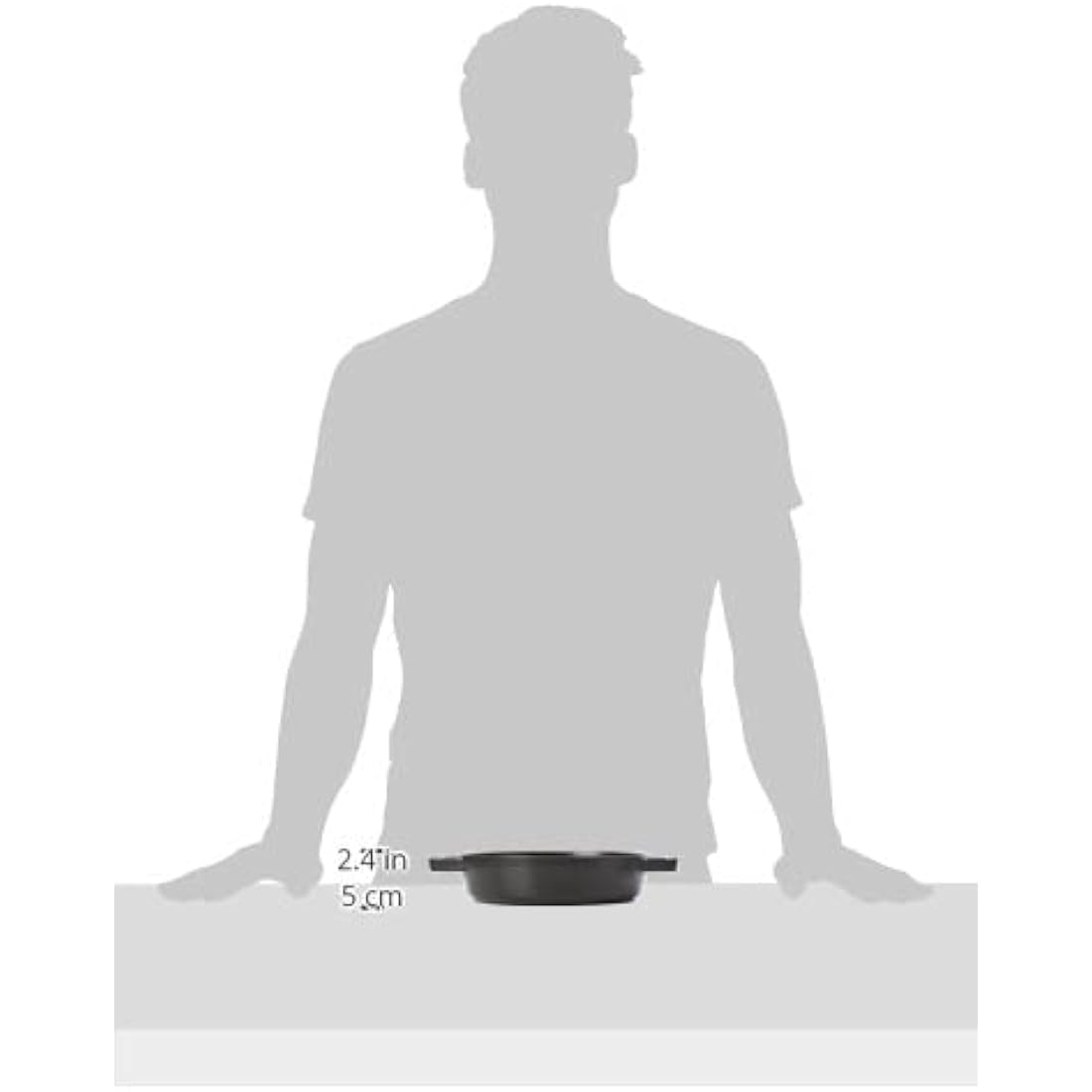 STAUB Cast Iron Double Handle Fry Pan, Black, 20 cm