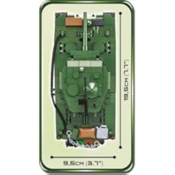 COBI Sherman M4A3E2 JUMBO,Green, Petit