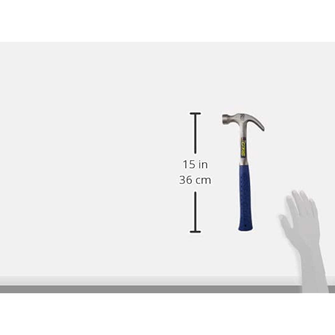 Estwing E3/20c Curved Claw Hammer - Vinyl Grip 20oz