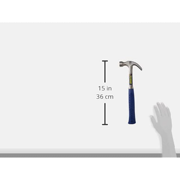 Estwing E3/20c Curved Claw Hammer - Vinyl Grip 20oz