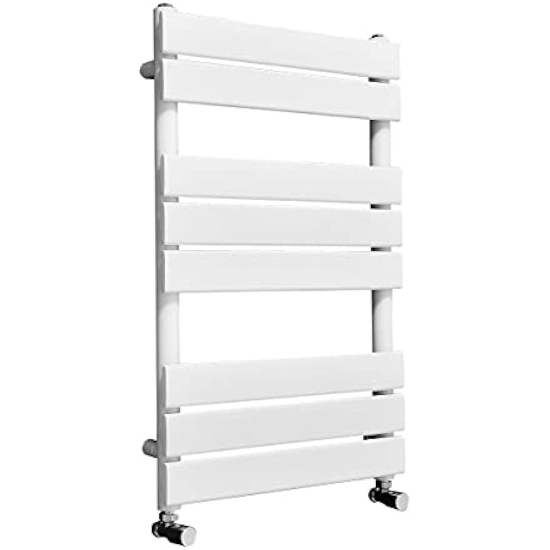 Warmehaus Designer Bathroom Flat Panel Heated Towel Rail Radiator Ladder Rad 800 x 500mm - White
