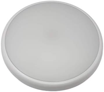 IP65 Ultra Slim 22W LED Microwave Motion Sensor Movement Detector Bulkhead Light Cool White 4000K or Daylight 6000K Dim Mode Function (Daylight 6000K)