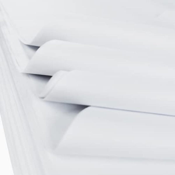 White Tissue Paper Large Sheets, Acid Free Art Paper, Perfect for Gift Wrap, Storage, Packing, Art & Craft Bulk Pack Archiving Shredding 70 x 50cm Sheet Size