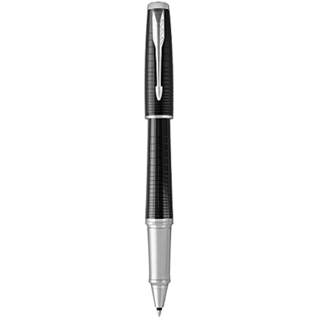 Parker Urban Rollerball Pen | Premium Ebony Metal Chiselled | Fine Point Black Ink | Gift Box