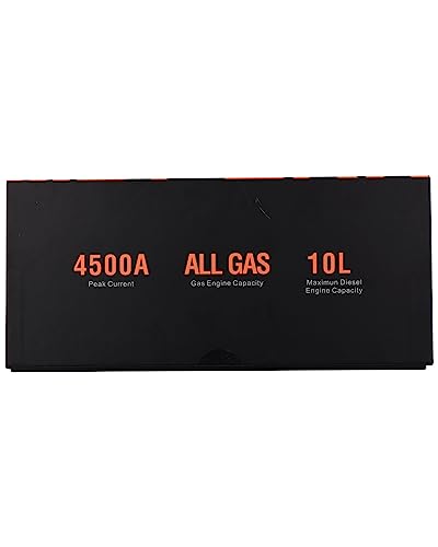 ASPERX Jump Starter Power Pack(Up to 10L Gas/8L Diesel), 3000A Car Battery Booster Jump Starter with LED Flashlight, Jump Leads and LCD Display, Jump Pack for 12V Vehicles, Pickup, SUV, Motorcycle