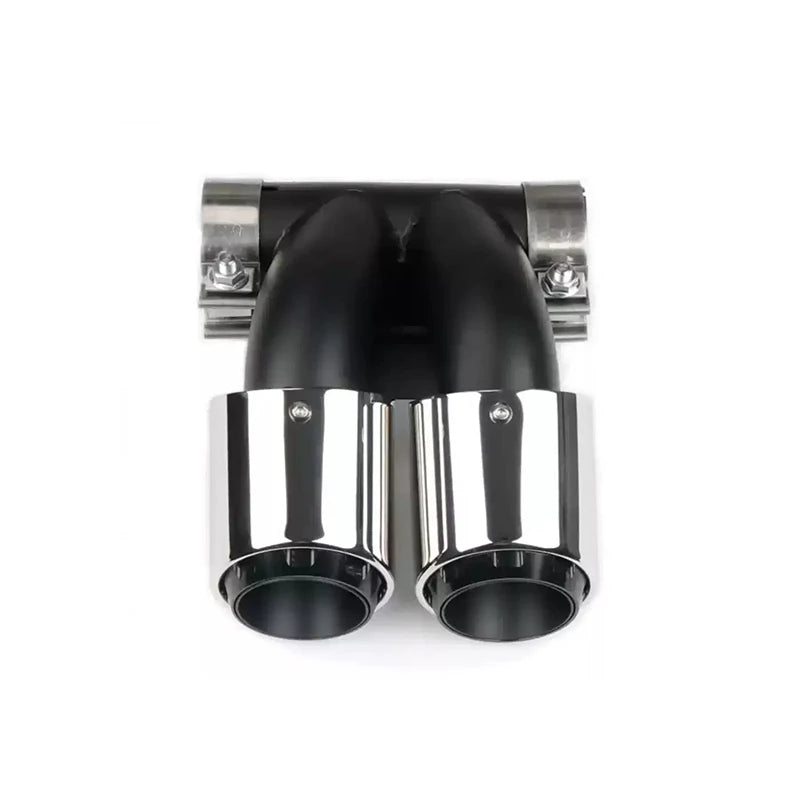 Suitable for Porsche Cayman 718 981 987 Boxster Exhaust Modified Dual Sports Tailpipe Stainless Steel Muffler Low Upgrade High-G
