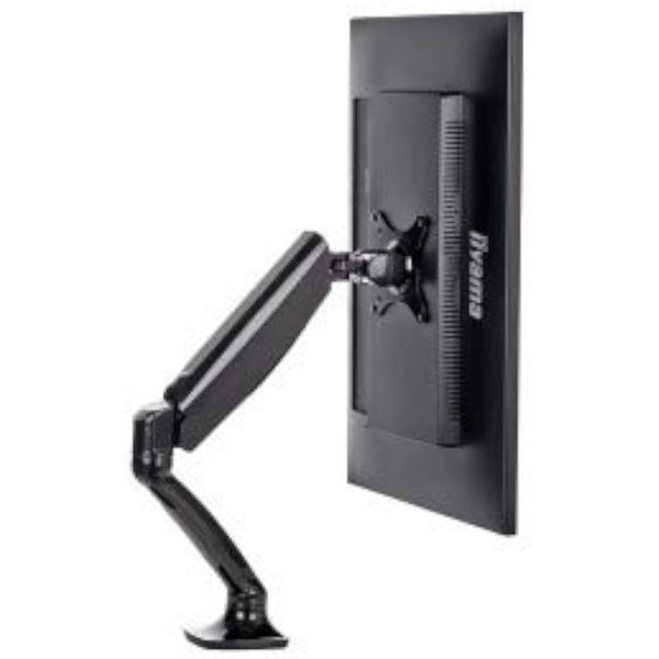 iiyama DS3001C-B1 Single Gas Spring Desk Mounting Arm - Black