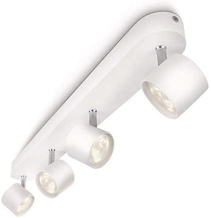 Philips myLiving Star 4 Bar Spotlight Ceiling Light (Integrated 4 x 3 W LED Bulb) - White