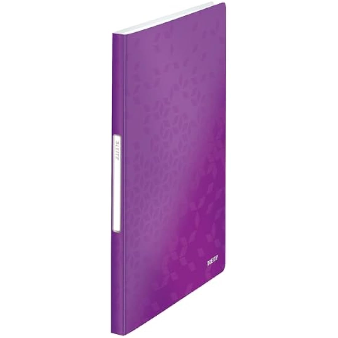 Leitz A4 Display Book, 40 Pockets, 80 Sheet Capacity, Transparent Pockets, Purple, WOW Range, 46320062