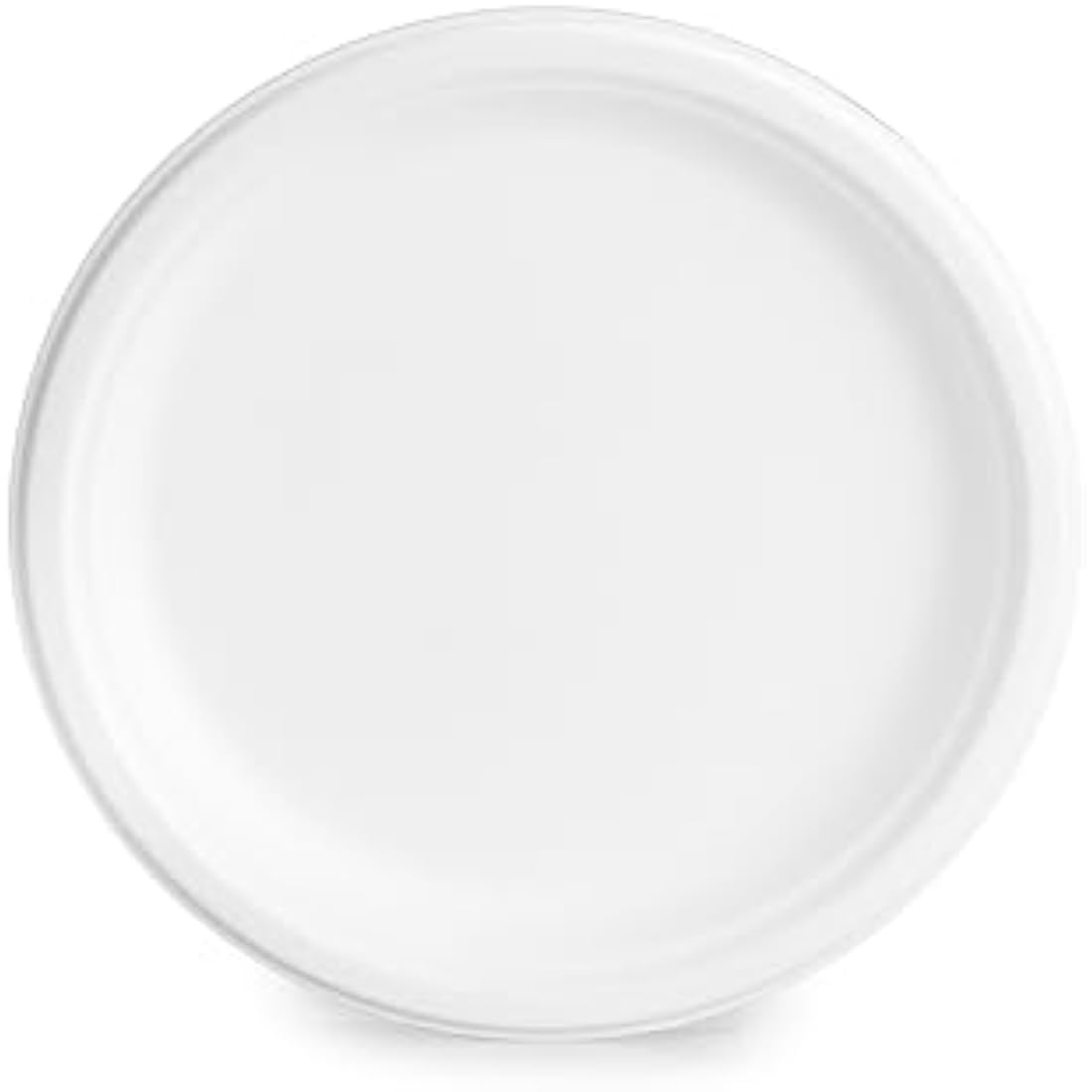Signature Packaging - Biodegradable Paper Plates - 125 Pack - Large & Sturdy Disposable Tableware - Round 25cm