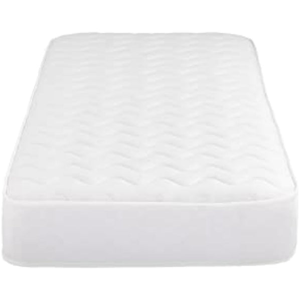 Starlight Beds Close Wave 8-Inch Deep European Single Mattress - Budget Sprung Design with Memory Foam Layer, White (90cm x 200cm x 20cm)