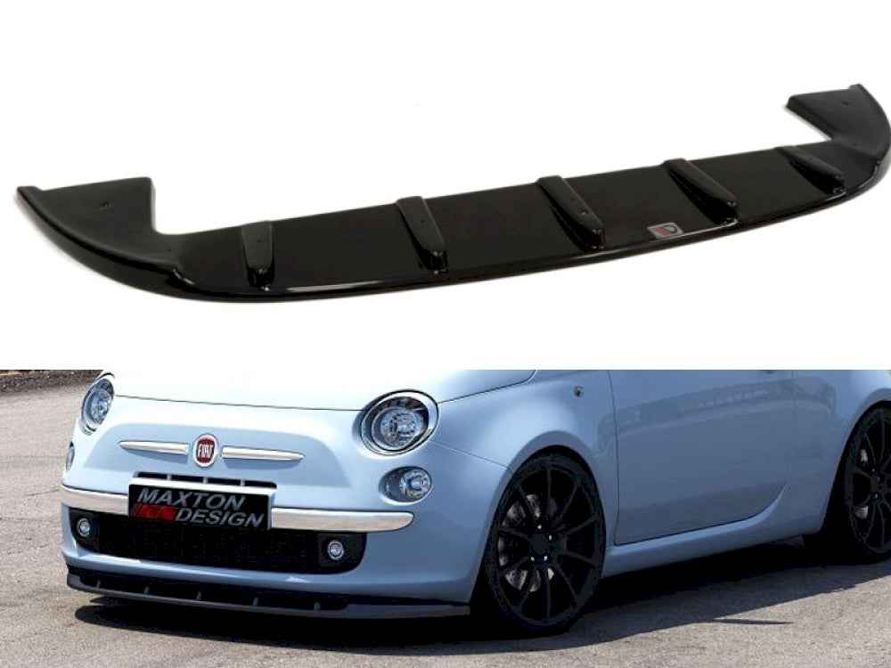 Maxton Design - FRONT SPLITTER V.1 FIAT 500 PRE-FACELIFT (2007-2014)