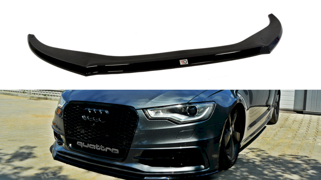 Maxton Design - FRONT SPLITTER V.2 AUDI S6 / A6 C7 S-LINE (2011-2014)