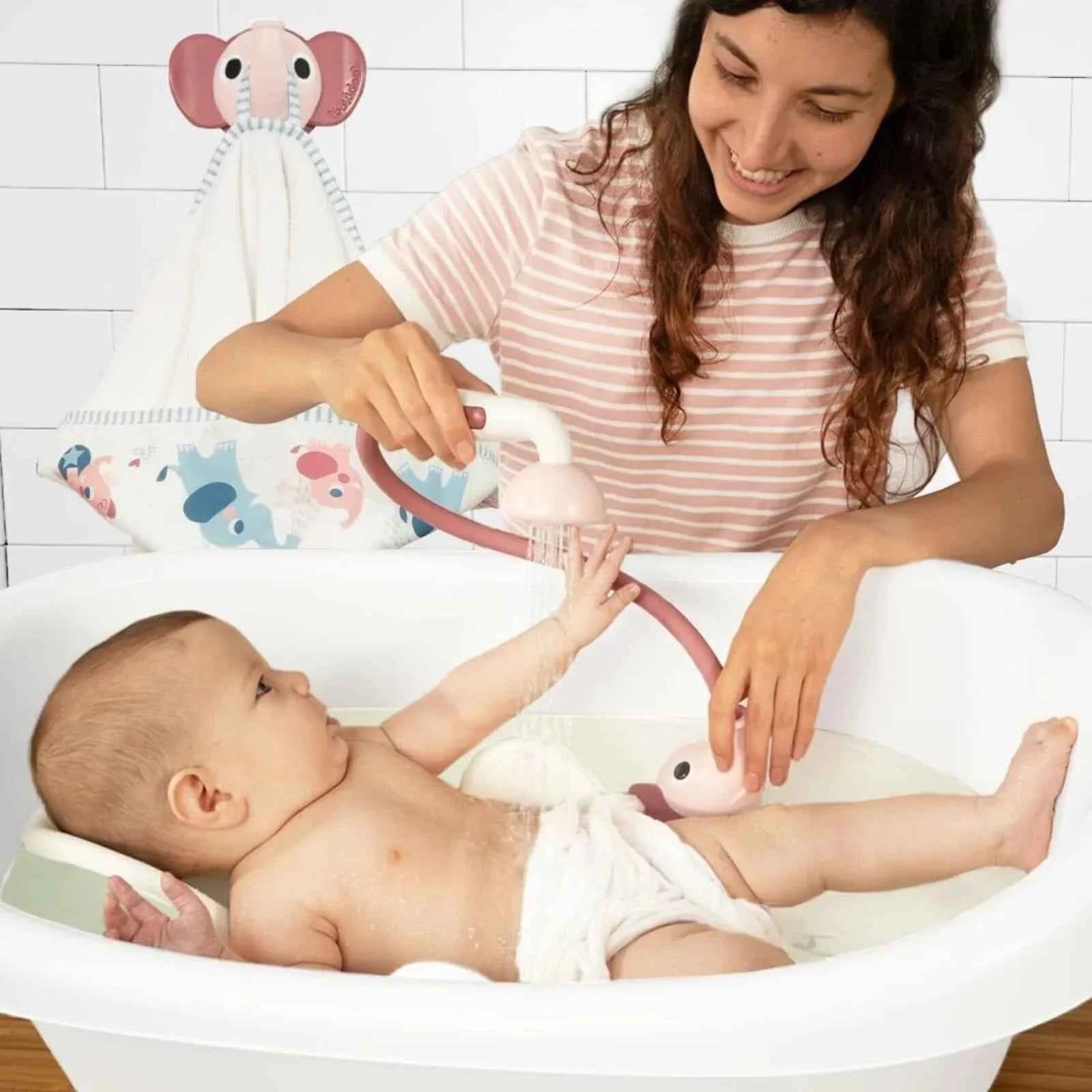 Yookidoo Baby Shower Gift Set Elephant - Blush Pink