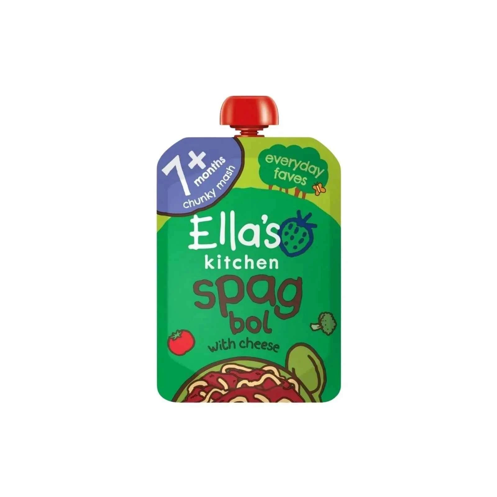 Ella's Kitchen Spaghetti Bolognese with Cheese 7+ months 130g