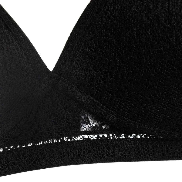 baby mom Padded Nursing Bra - Black