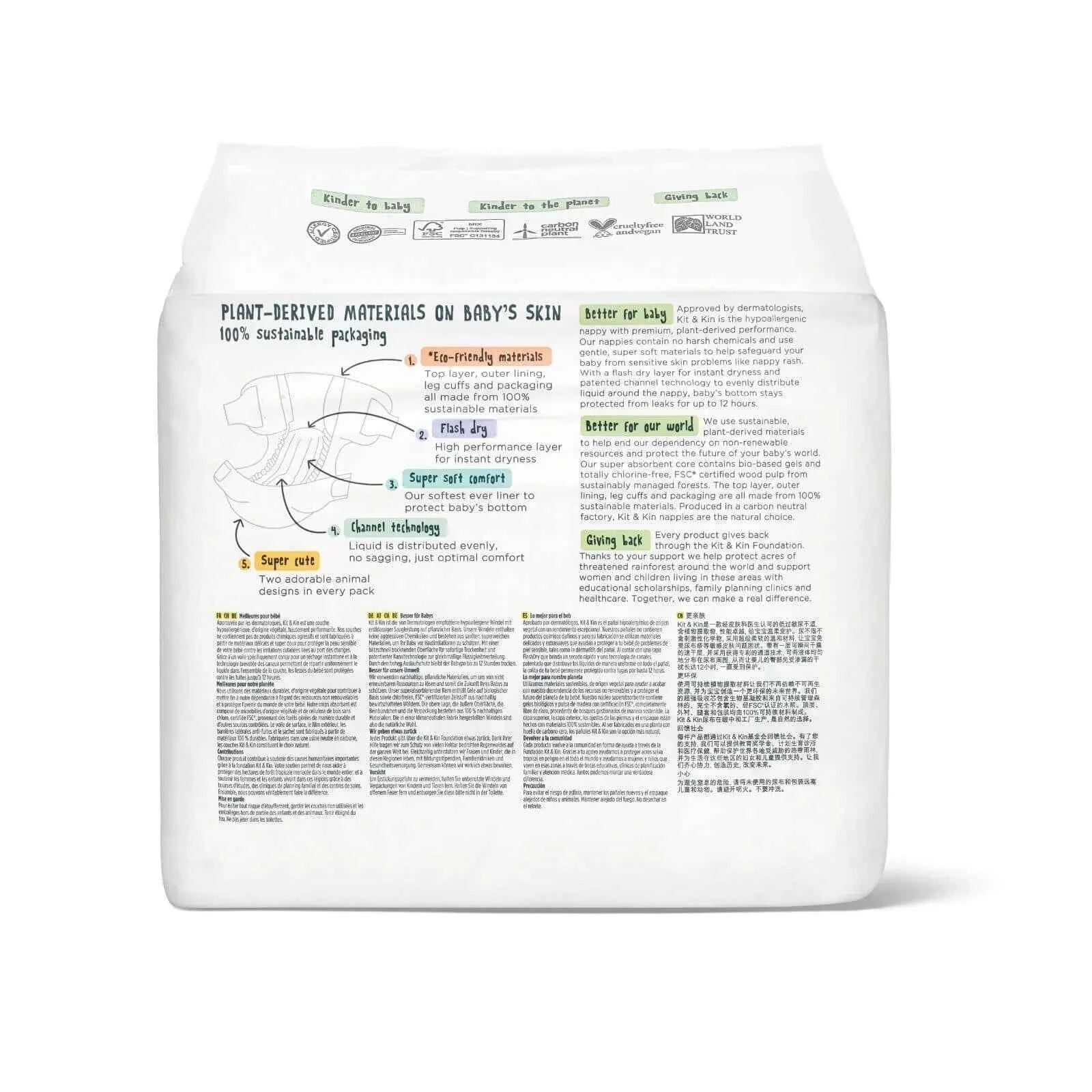 Kit & Kin Nappies Size 3 - 32 nappies