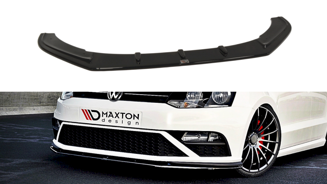 Maxton Design - FRONT SPLITTER V.1 VW POLO MK5 GTI (FACELIFT) (2015-2017)